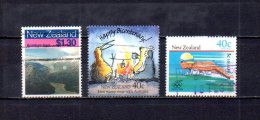 Nueva Zelanda   1988  .-   Y&T Nº   994 - 995 - 996 - Used Stamps