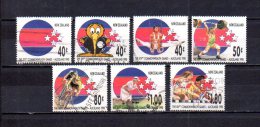 Nueva Zelanda   1989  .-   Y&T Nº   1051/1054 - 1056/1058 - Used Stamps