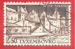 LUSSEMBURGO - LUXEMBOURG - USATO - 1958 - TURISMO - Wiltz Theatre En Plein Air - 2,50 Fr. - Michel LU 593 - Usati