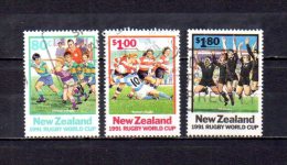 Nueva Zelanda   1991  .-   Y&T Nº   1141/1142 - 1144 - Gebraucht