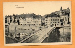 Schwabisch Hall Henksersbrucke 1905 Postcard - Schwäbisch Hall