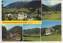 DONNERSBACHWALD - Mehrbildkarte Mit Pension Stegerhof, Gasthof Zur Gams - Donnersbach (Tal)