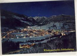 SCHLADMING Bei Nacht - Panorama,  Blick Gegen Rohrmoos, Hochwurzenhütte ..... - Schladming