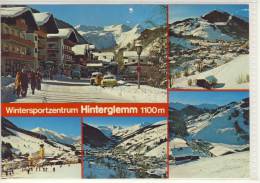 HINTERGLEMM    Mehrbildkarte, Dorfstraße, Saalbach, Talstation Zwölferlifte .... - Saalbach