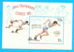 LAOS LAO JO SEOUL 88 ATHLETISME 1988 / MNH** / D 24 - Summer 1988: Seoul