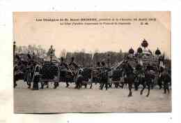 Funerailles Obseques President De La Chambre Henri Brisson En 1912 Chevaux Caparaçonnés Et Char Funebre Place Concorde - Beerdigungen