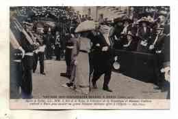 Visite Des Souverains Belge A Paris Juillet 1910 Le Roi Et La Reine Le President Fallieres Et Madame Apres La Revue - Empfänge