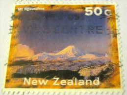 New Zealand 1996 Mt Ngauruhoe 50c - Used - Gebraucht