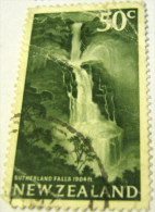 New Zealand 1967 Sutherland Falls 50c - Used - Gebruikt