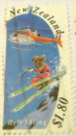 New Zealand 1994 Tourism Heli Skiing $1.80 - Used - Gebraucht