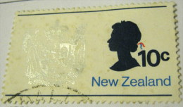 New Zealand 1970 Arms In Silver 10c - Used - Usados