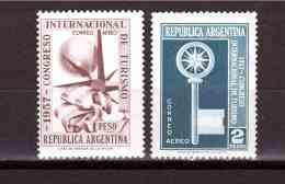 ARGENTINA 1957 Congress Of Tourism Yvert Cat. N° Air 48/49 MINT NEVER HINGED - Ongebruikt