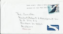 SOUTH AFRICA 2011 - COVER MAILED  TO ANDORRA W 1 ST PRIORITY MAIL SMALL LETTER  (BIRD) ELECTRONICALLY POSTM JUN 28,2011 - Briefe U. Dokumente