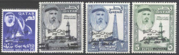 QATAR  - JOHN F. KENNEDY - OIL  - 4 Val  - MNH **- 1964 - Qatar