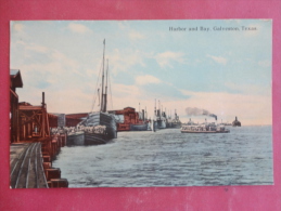 Galveston,TX--Harbor And Bay--not Mailed--PJ 192 - Other & Unclassified