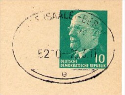 BAHNPOST Halle - Berlin 1971 Auf  DDR Postkarte P75 - Cartes Postales - Oblitérées