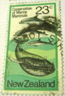 New Zealand 1978 Marine Mammals Conservation 23c - Used - Usados