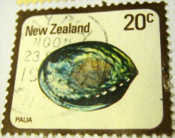 New Zealand 1978 Paua Shell 20c - Used - Used Stamps