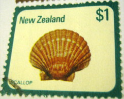 New Zealand 1978 Scallop Shell $1 - Used - Used Stamps