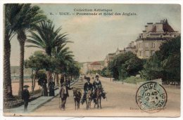 CP, 06, NICE, Promenade Et Hôtel Des Anglais, Voyagé En 1905 - Piazze