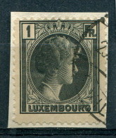 Luxembourg 1926-28 - YT 179 (o) Sur Fragment - Gebraucht