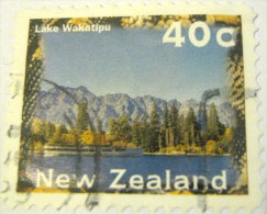 New Zealand 1996 Lake Wakatipu 40c - Used - Oblitérés