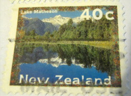New Zealand 1996 Lake Matheson 40c - Used - Oblitérés