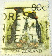 New Zealand 1988 Fiordland Crested Penguin 80c - Used - Used Stamps