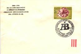 HUNGARY - 1984. Cover - Philatelic Exhibition For The Culture By National Insurance Company II. - FDC