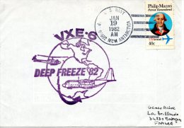 USA. Enveloppe Polaire De 1982. Deep Freeze´82 . - Forschungsprogramme