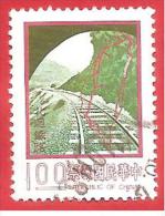 TAIWAN - FORMOSA - CINA - USATO - 1977 - Northern Railway Line Hualien - Ilan - 1 New Taiwan Dollar - Michel TW 1184 - Usados