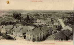 Dépt 88 - CORCIEUX - Vue Générale - Rue De L'Hôtel-de-Ville Et Route De Granges - Corcieux