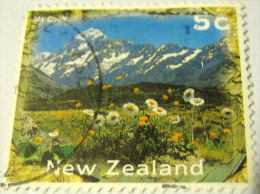 New Zealand 1995 Mountain Cook 5c - Used - Oblitérés