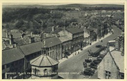 DURHAM - BARNARD CASTLE  - MARKET PLACE FROM CHURCH TOWER  Du51 - Autres & Non Classés