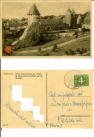 Maastricht: Pater Vinktorentje En Gedeelte Omwalling Helpoort Uit De 13e Eeuw. Postcard Travelled To Italy On 1948 - Maastricht