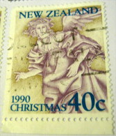 New Zealand 1990 Christmas Angel 40c - Used - Gebraucht