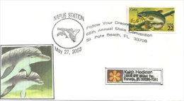 USA. Napus Station, Les Dauphins, Floride, Enveloppe Souvenir - Dauphins