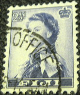 Fiji 1954 Queen Elizabeth II 2.5d - Used - Fidschi-Inseln (...-1970)