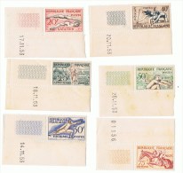 1953 - Jeux Olympiques HELSINKI -  Coins Datés - Yvert & Tellier N° 960-965 - 1950-1959