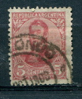 Argentine 1908-09 - YT 137 (o) - Used Stamps
