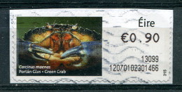 Timbre D'affranchissment Faune Marine "Crabe" - Valeur Faciale 0,90 Sur Fragment - Frankeervignetten (Frama)