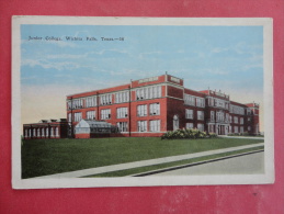 Wichita Falls,TX--Junior College--not Mailed--PJ 194 - Sonstige & Ohne Zuordnung