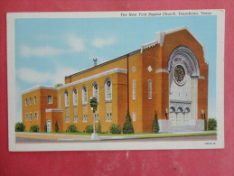 Texarkana,TX--The New First Baptist Church--not Mailed--PJ 195 - Andere & Zonder Classificatie