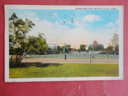 Wichita Falls,TX--Recreation Park--cancel 1935--PJ 195 - Altri & Non Classificati