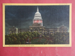 Austin,TX--State Capitol At Night--cancel 1947--PJ 195 - Altri & Non Classificati