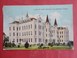 San Antonio,TX--Lady Of Lake College--cancel 1909--PJ 195 - Other & Unclassified