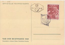 Carte Postale - Journée Du Timbre - Autriche 03-12-1949 - Storia Postale
