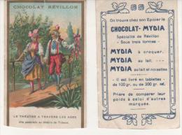 CHROMOS CHOCOLAT REVILLON - LE THEATRE A TRAVERS LES AGES - Revillon