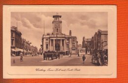 1 Cpa WORTHING South Street And Town Hall - Worthing