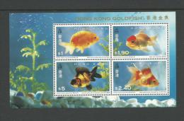 1993 Goldfish Mini Sheet SG MS 756   New Complete MUH On Rear - Blocks & Kleinbögen